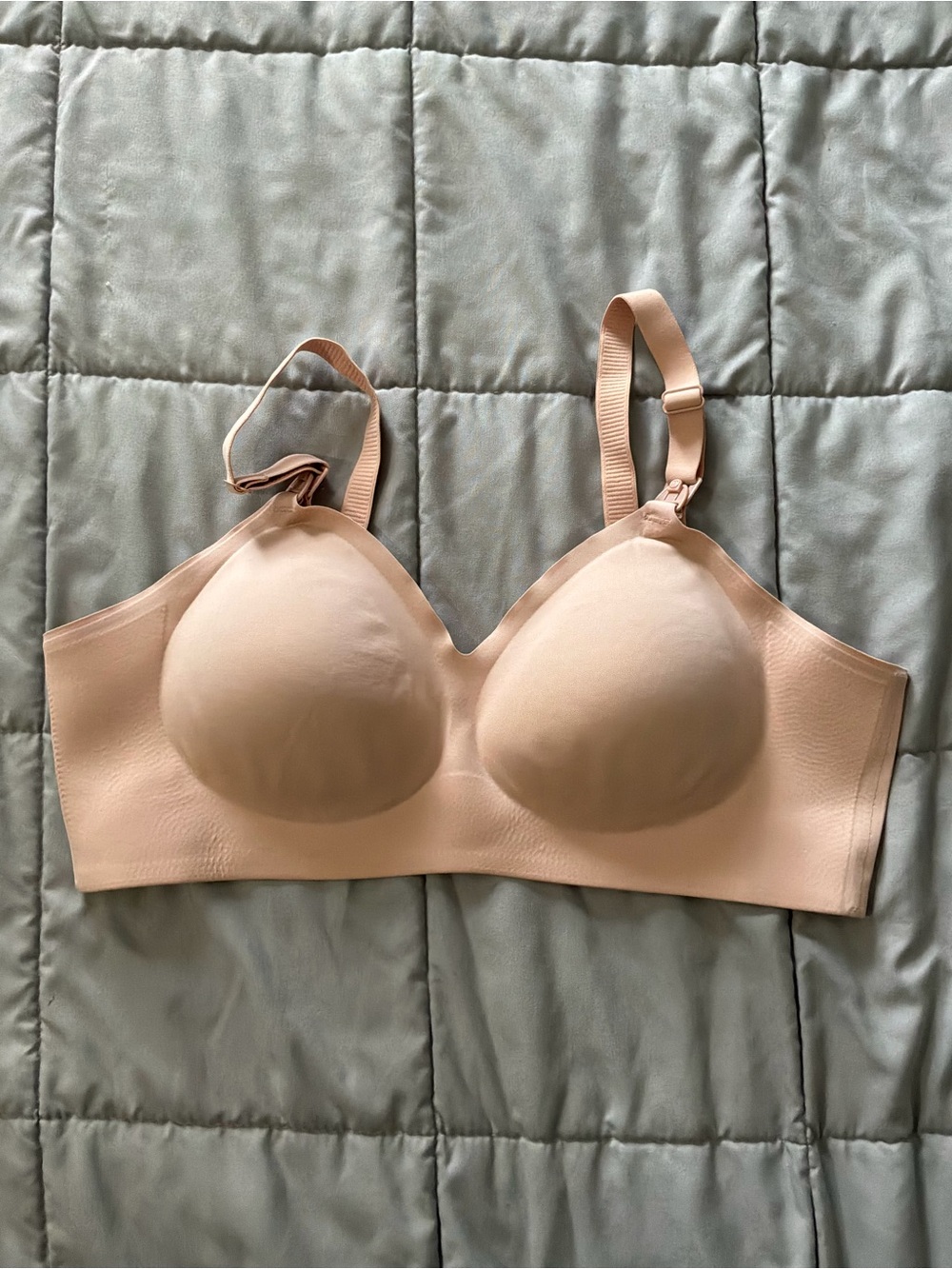 Momcozy XL Seamless Nude Nursing Bra - Women's Intimates